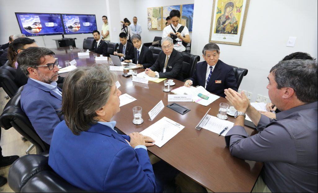 Reunião com comitiva de Okinawa ocorreu na Governadoria