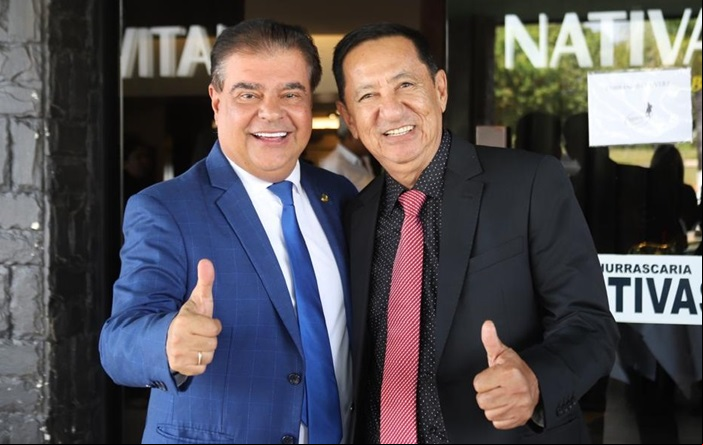 Senador Nelsinho Trad e o Prefeito Edinho Takazono