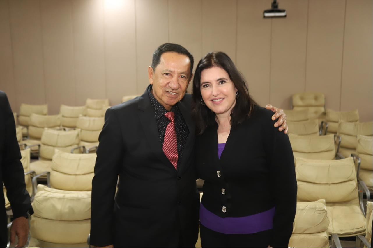 Prefeito Edinho e a Ministra Simone Tebet
